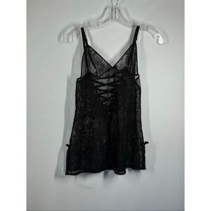 Victoria’s Secret black lace chemise size small
